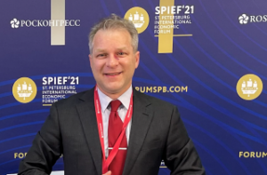 А. В. Кораблев принимает участие в ПМЭФ 2021