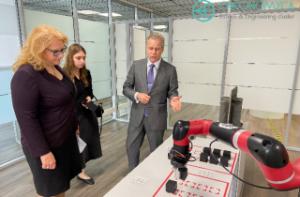 Встреча А. Е Асеевой первого заместителя председателя Комитета СПб по делам Арктики, и А.В. Кораблева