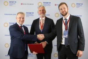 Кораблев, Кука, Капишников на ПМЭФ